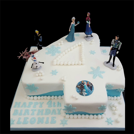 Happy birthday cake 4 Royalty Free Vector Image