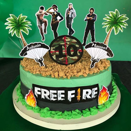 Free Fire Cake Topper | Shopee Malaysia