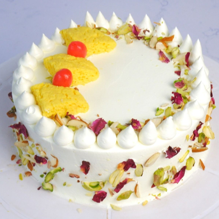 Order Luscious Rasmalai Pista Cream Cake Online Price Rs895  FlowerAura